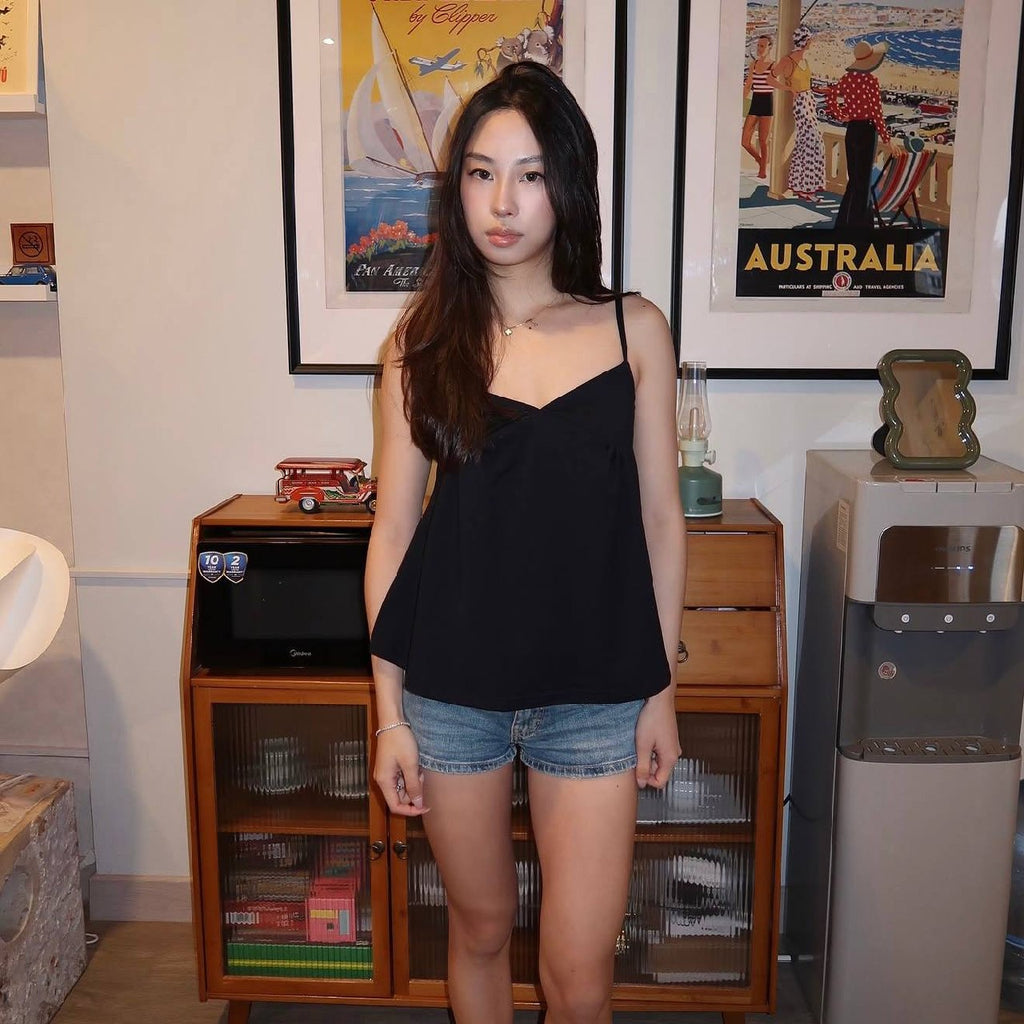 Babydoll Top - Black