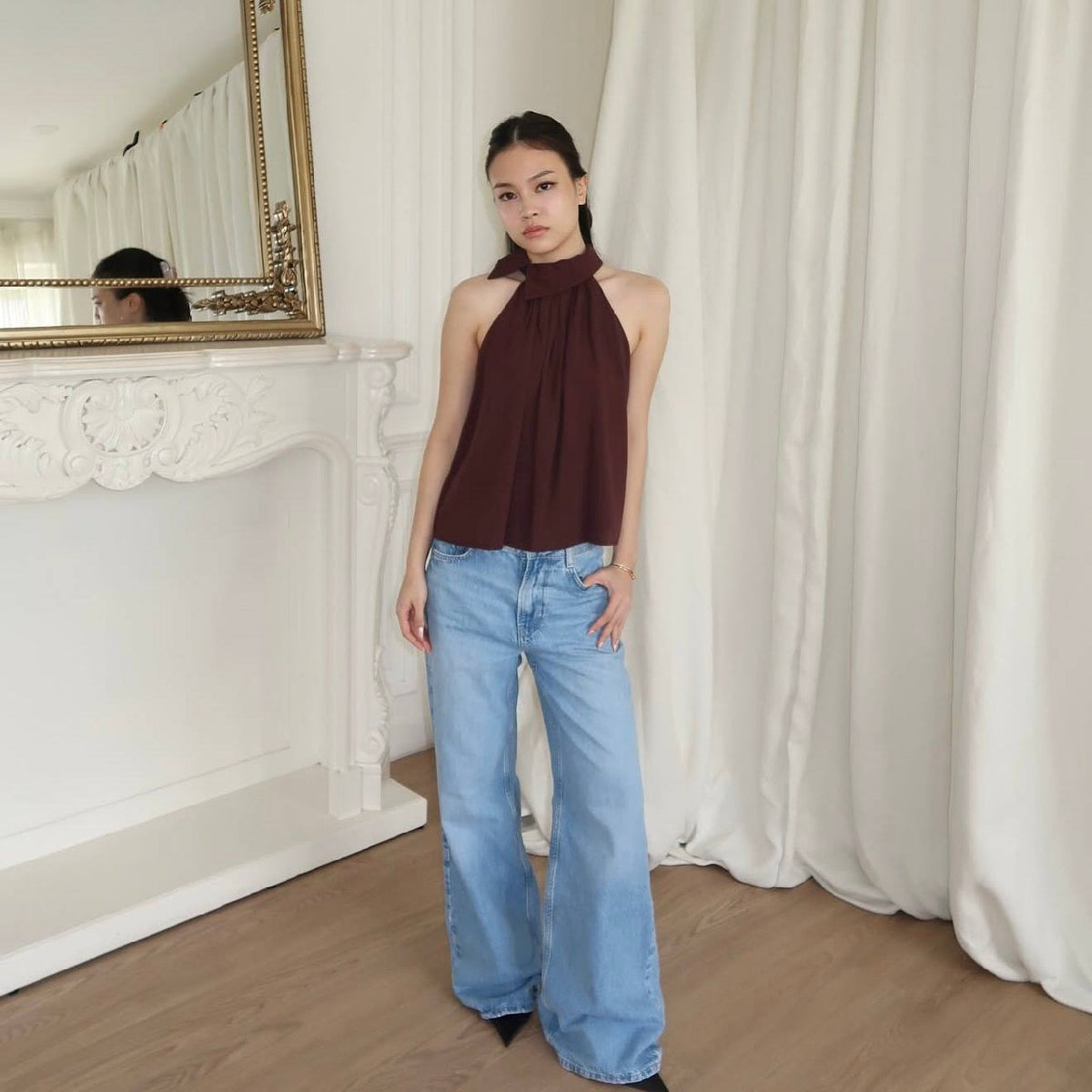 Mira Top - Brown
