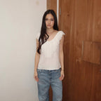 Frill Top - White