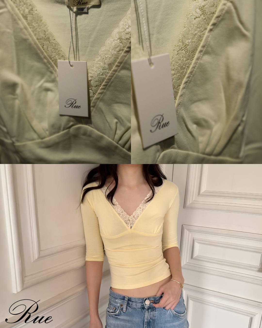 Mina Top - Yellow